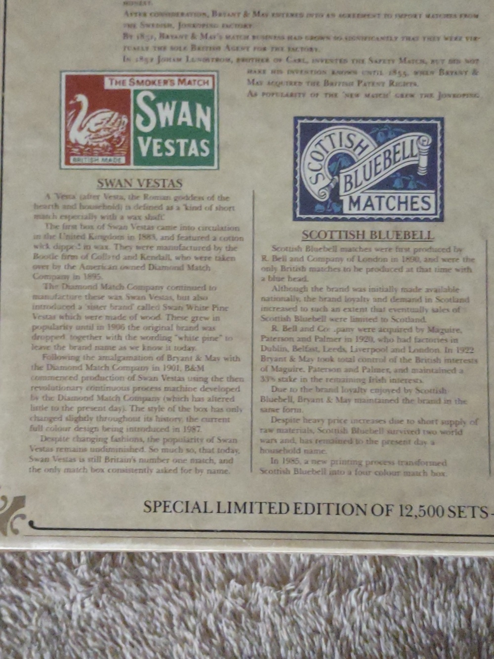 Bryant & May's Special Limited Edition  Die-Cast Metal Models Made In England - Picture 3 of 9